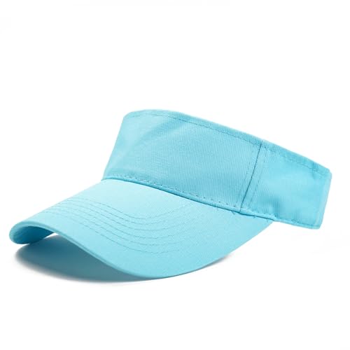 Image of ANDICEQY Sport Sun Visor Hats Adjustable Empty Top Baseball Cap Cotton Ball Caps for Women and Men
