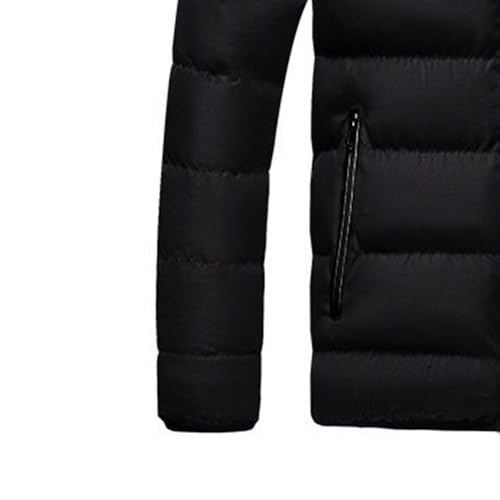 2 Pack Puffer Jacket for Men Lightweight Insulated Warm Winter Coats Thicken Puffy Jacket for Hiking Travel Snow4