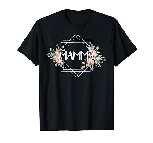 Regalo para mamá estilo flor Camiseta