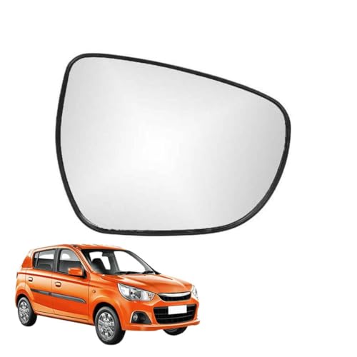 Image of KyloXtreme Alto K-10 (2014-2021) Driver Side (Right Side) Car Side Mirror Glass /Tukdi /Sub Mirror Plate