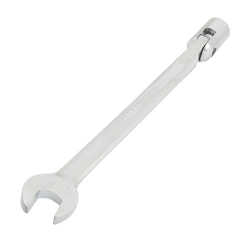Uxcell A13030500Ux0024 Metal Flex-Head Open End Wrench Combination Spanner 13Mm #TOP22