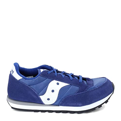 SAUCONY SAUCONY - Blaue Sportschuhe mit Schnürsenkel, aus Wildleder und Synthetik, kind, jungen, herren, Blau, 37.5 EU