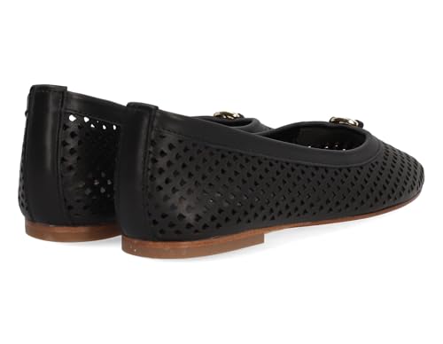 Alpe Para Mujer. 541813 Bailarinas De Piel Liss Negro (39), Plano, Ninguno, Casual - 3