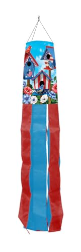 Briarwood Lane American Birdhouses Summer Windsock Wind Twister 40x6 for Summer Wind Spinner