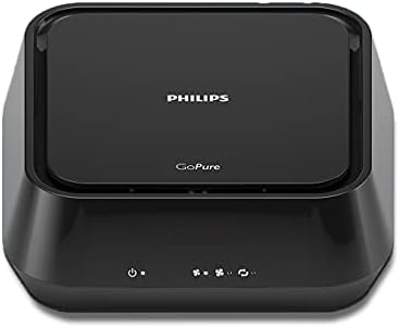 Philips GoPure GP5212 Automotive Air Purifier – Compact Car Air Cleaner with SelectFilter Plus, Removes 100+ Pollutants, Filters Allergens, Viruses, Bacteria, Exhaust & Odors – 12V Car Air Freshener