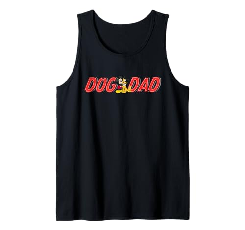 Débardeur Disney Dog Dad Anti-Chaleur - T-shirt sans Manches pour Maître de Chien