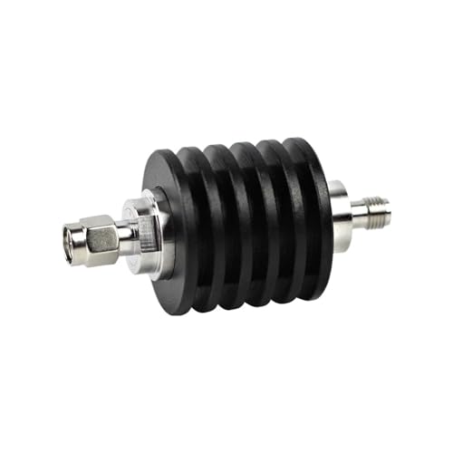 TLVFRTGYN Bidirectional Attenuator, Industrial Attenuator 10W SMA Type Attenuator 50ohm DC3Ghz/4Ghz 1-50db SMA RF Coaxial Fixed Attenuator(3g,40db)