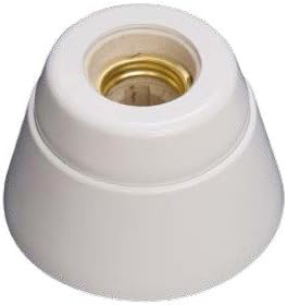 Evila – portalámparas Resin Urea Straight E27 60 W White
