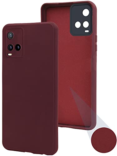 Image of Jkobi Back Cover Case for Vivo Y21 2021 | Y21G (Inside Fiber Cloth | Smooth Matte Finish | Elegant Professional Look |Maroon)