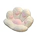 Simpatico Cuscino per Sedia Cuscino per Seduta da scrivania a Forma di Zampa di Gatto, Morbido Cuscino per Schienale in Morbido Peluche per Divano per Sedia da Ufficio, Nero Blu Bianco Rosa Grigio