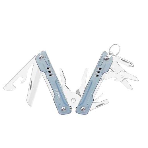 NexTool Keychain Multitool, Mini Multi Pliers with Pocket Knife, Screwdriver and Bottle&Can Opener, Pocket Tool, Father's Day Gifts from Daughter（Mini Sailor)