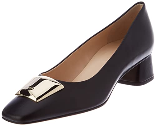 Högl Damen POSH Pumps, Schwarz, 39 EU X-Weit