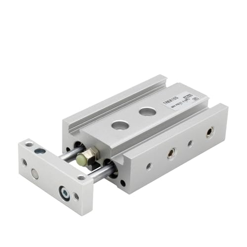 Vérin pneumatique double tige TR avec roulement à glissière robuste - 4