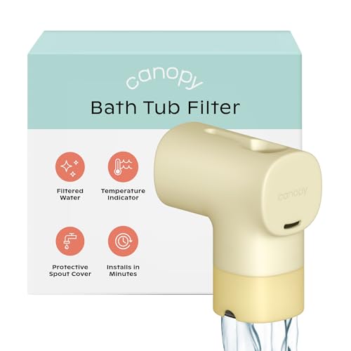 Canopy Baby Bath Tub Filter – Gentler Water Filtration for Delicate Skin | Reduces Chlorine &...