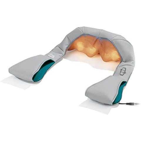 Masajeador Shiatsu de cuello y hombros Vitalmaxx con luz roja y calor Cover