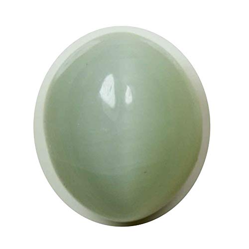 Œil de chat blanc pierre naturelle sans métal pour création bracelet perles lithothérapie