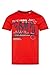 Produktbild Camp David Herren T-Shirt mit Used Print und Rubber-Details Speed Red L