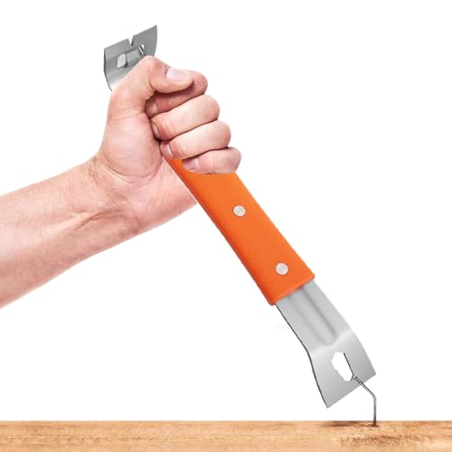 YNPQTDS Pied-De-Biche Robuste | Arrache-Clou De Bricolage,Extracteur Ergonomique Anti-Dérapant pour Rénovation, Toiture, Démolition et Travail du Bois