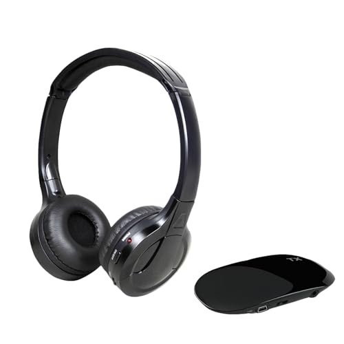 ZANCHIE Auriculares inalámbricos multifuncionales para TV, auriculares in-ear con transmisor, auriculares con cable para PC/TV/teléfonos inteligentes