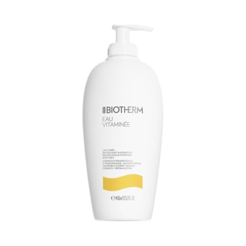 Biotherm, Leche Corporal Perfumada, Para Todo Tipo de Pieles, Perfuma, Hidrata y Refresca, Enriquecida con Esencias de Cítricos, Eau Vitaminée, 400 ml