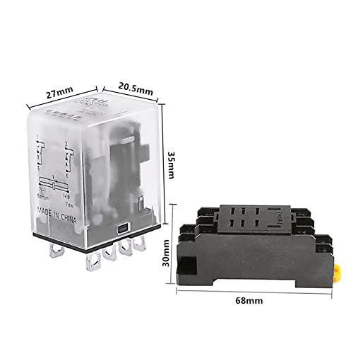 Relé de potencia de 8 pines 24V CC para evitar fallos por vibración 5