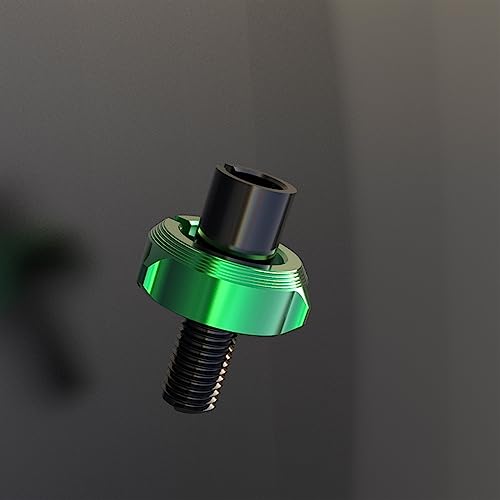 �l�W���i M8 * 1.25/M10 .5 �I�[�g�o�C�N���b�`�P�[�u�����C���[�A�W���X�^�[�l�W �ɓK�����郄�}�n MT07 MT 09 MT09 TMAX500 530 560 �X�[�p�[�e�l�� 700 XT1200 TMAX530(Green 10mm)