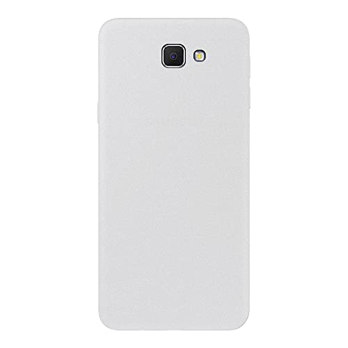 Shantime Soft Case Compatible with Samsung Galaxy On5 2016, Slim Shockproof Bumper Protective Back Cover, Anti-Scratch Flexible Shell, Grip-Friendly(White)