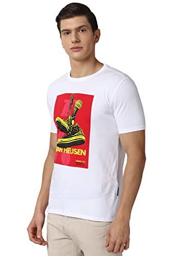 Image of Van Heusen Men's Cotton Slim Fit T-Shirt