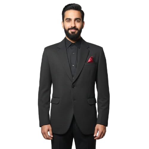 Men’s Formal Striped Blazer Jacket | Slim Fit Coat | Classic Notch Lapel Suit Blazer for Office & Events-image-0
