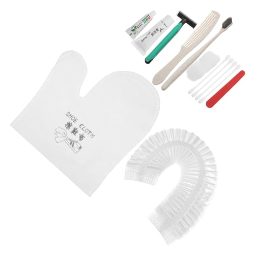 Ipetboom Hotel Kit Personal Cleaning Essentials Disposable Travel Toiletries Kit Compact Lightweight Random Color