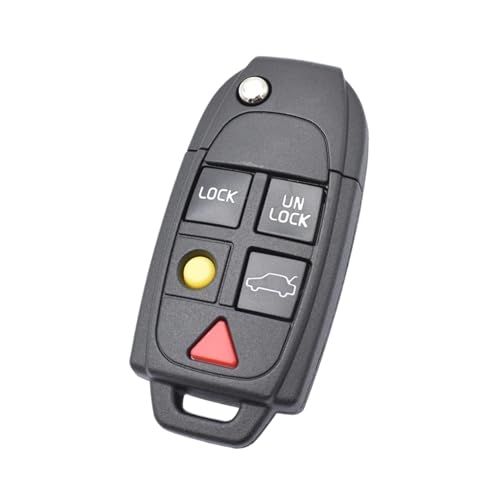 Coque de télécommande Volvo 5 boutons avec lame vierge pour protéger votre clé