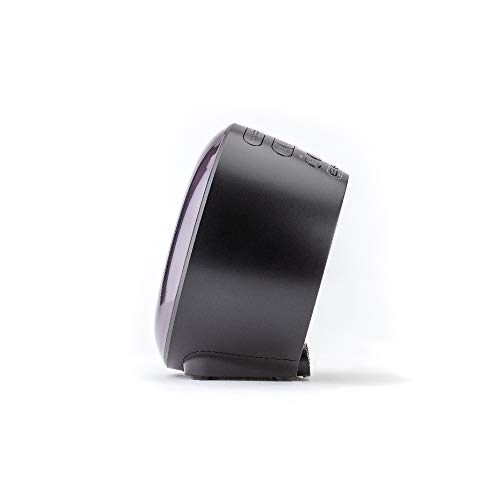 iHome Sveglia IB294 Retro Luminoso, Bluetooth, compatta con Doppia Ricarica USB, Colore: Nero - Image 6