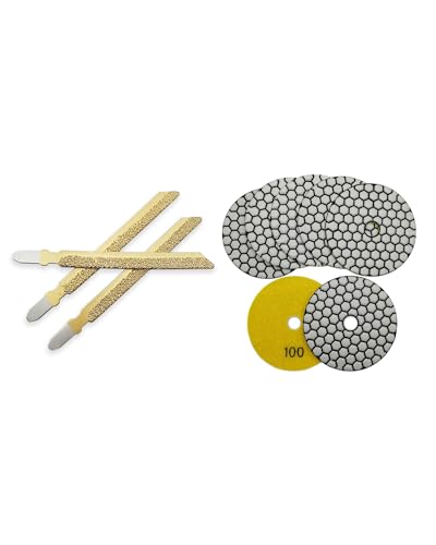 SHDIATOOL 7Pcs disque diamant et lames de scie sauteuse diamantée de précision
