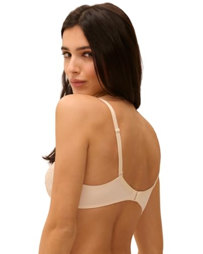 Simone Perele Délices Soutien-Gorge Sheer Plongeant Beige 90F