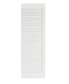 Perfect Shutters Premier Louver Exterior Decorative Shutter, 15" x 35", White