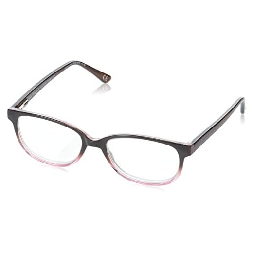 Foster Grant Sofia Vergara x Women's Alicia Reading Glasses Rectangular, Brown Lilac, 50 mm + 1.75