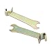 TDC TDF Ducting Clip Cleat Tool - Universal Air Duct Clamp Wrench HVAC Hand Tool Hook Code Angle Spanner Duct Fitting 14MM Spanner Wrench Tool for Common Flange Ducts (2)