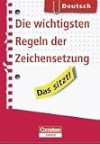 Das sitzt! Deutsch. Die wichtigsten Regeln der Zeichensetzung: Heft im Hosentaschenformat - Peter Kohrs, Maria Bley 