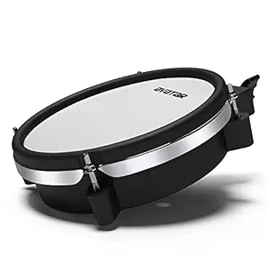 HXW Dual-zone Mesh Head Snare/Tom Pad Bundle for Electronic Drum Set, 8 Inch