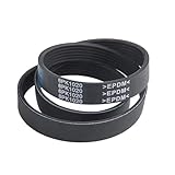 2 pcs PK V-Ribbed Belts, 5 Ribs 6 Ribs PK1420 PK1422 PK1425 PK1430 PK1435 Poly-V Belt Multi-V Belts MINGPING(8PK1425)