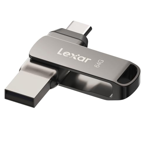 Image of Lexar 64GB JumpDrive Dual Drive D400 USB 3.1 Type-C and Type-A Flash Drive, Up to 130MB /s Read (LJDD400064G-BNQNU)