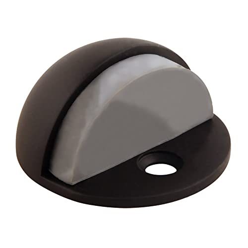 Dome Door Stop Wall Protectors with Rubber Stopper – Oil Rubbed Bronze Floor Mounted Door Stoppers 10-Pack – Design House, 188359 by Design House - Used condition - US$14.62
