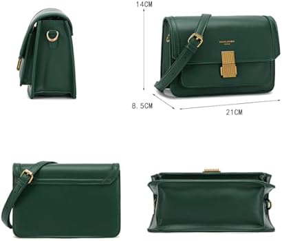 David Jones - Kleine schoudertas voor dames - handtas gedragen schouder kunstleer hard PU-leer - klaptas - tas voor stad avond winkelen telefoon mode elegant modieus chic, Bordeaux rood, Eén maat