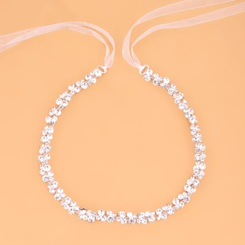 Wedding Belt Bridal Sash Bling Bridal Belt Rhinestone Belts for Formal Dress 6