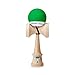 Produktbild Original KROM Pro Kendama aus Holz für Anfänger und Fortgeschrittene - POP Dunkelgrün - Geschicklichkeitsspiel für draußen und drinnen - Holzspielzeug mit Schnur und Ball