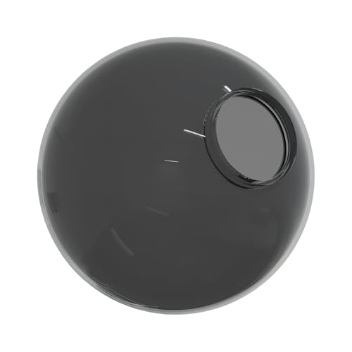 Image of KASTLITE 12 inch Smoke Acrylic Lamp Post Globe, 3.91 inch Fitter Neck, USA Made