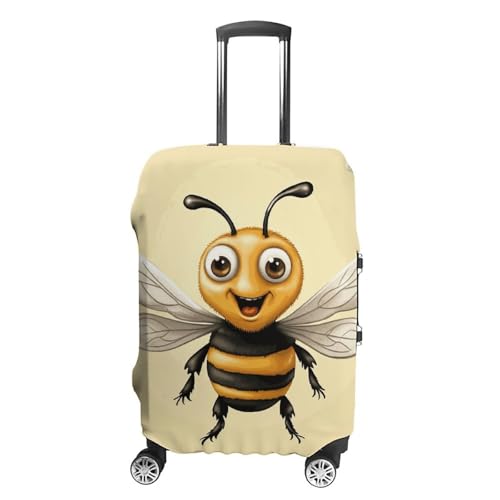 Carry on Luggage Cover Honey Bee Suitcase Covers for Luggages Tsa Approved Travel Luggage Sleeve Protector Elastic Suitcase Protector Anti-Scratch Washable Fits 19-30 Inch Case -S