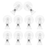 Alipis 25 Piezas Pinzas de Ventosa Transparentes Rotativas para Carteles Clips Plásticos para Etiquetas y Precios Supermercados Unidades Soporte Versátil para Exhibición Vidrios y