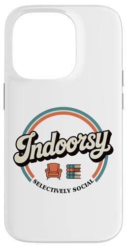 Indoorsy Selectively Social �r���e�[�W ���Љ�I �����I �X�}�z�P�[�X iPhone 14 Pro �p