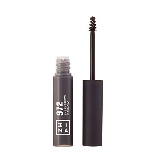 3INA MAKEUP - The Eyebrow Mascara 972 - Grigio - Mascara per Sopracciglia Lunga Durata - Formula in Gel - Non Appiccica - Vegan - Cruelty Free